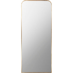 Lashunda Modern Gold Wall Mirror