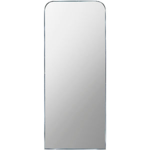 Lashunda Modern Metallic Silver Wall Mirror