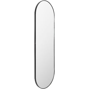 Ellyn Modern Black Wall Mirror