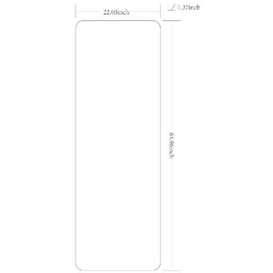 Shantaya Modern White Wall Mirror