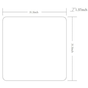 Louvenia Modern Gold Wall Mirror