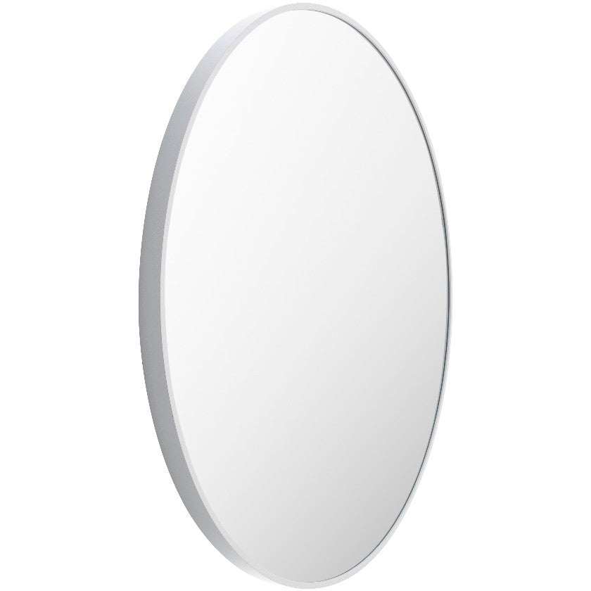 Jarron Modern White Wall Mirror