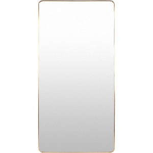 Jackline Modern Gold Wall Mirror