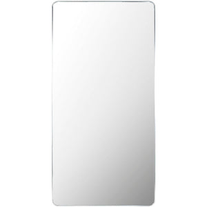 Jackline Modern Metallic Silver Wall Mirror