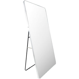 Jackline Modern Metallic Silver Wall Mirror