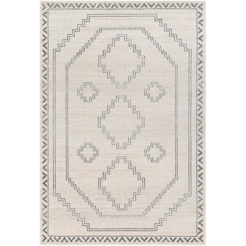 Zebadiah Modern Medium Gray Area Rug