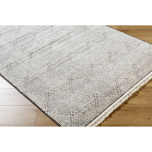 Otha Modern Ivory/Black Area Rug