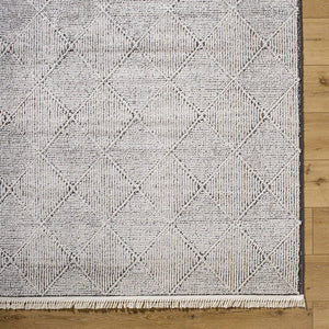 Otha Modern Ivory/Black Area Rug