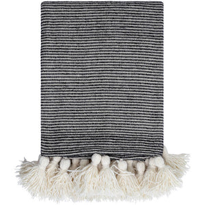 Kapri Light Beige/Black Throw - Becki Owens x Livabliss