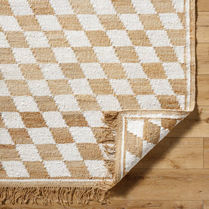 Kamey Cottage Tan/Light Silver Area Rug - Becki Owens x Livabliss