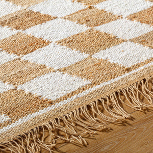 Kamey Cottage Tan/Light Silver Area Rug - Becki Owens x Livabliss