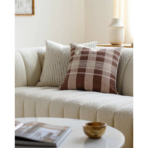 Myrna Dark Brown Pillow Cover - Becki Owen x Livabliss