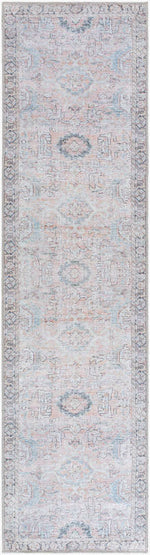Kearstin Traditional Tan Washable Area Rug