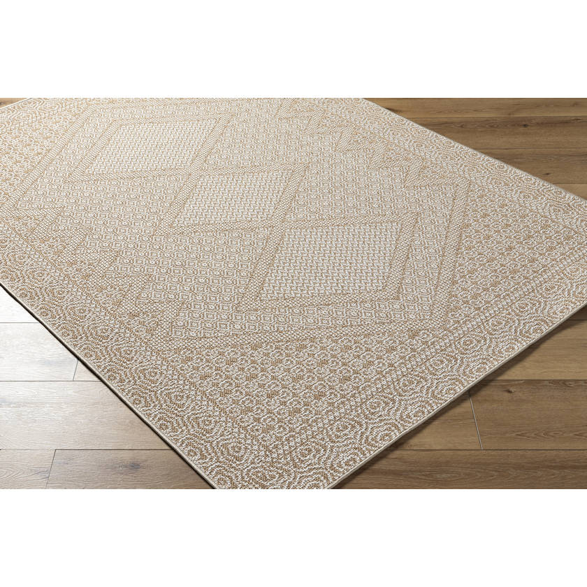 Reana Cottage White/Tan Area Rug