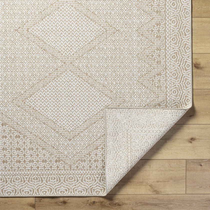 Reana Cottage White/Tan Area Rug