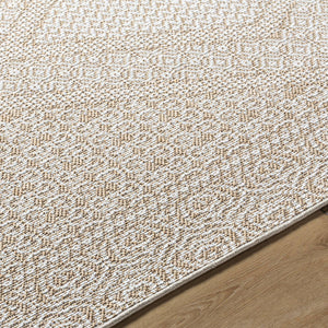 Reana Cottage White/Tan Area Rug