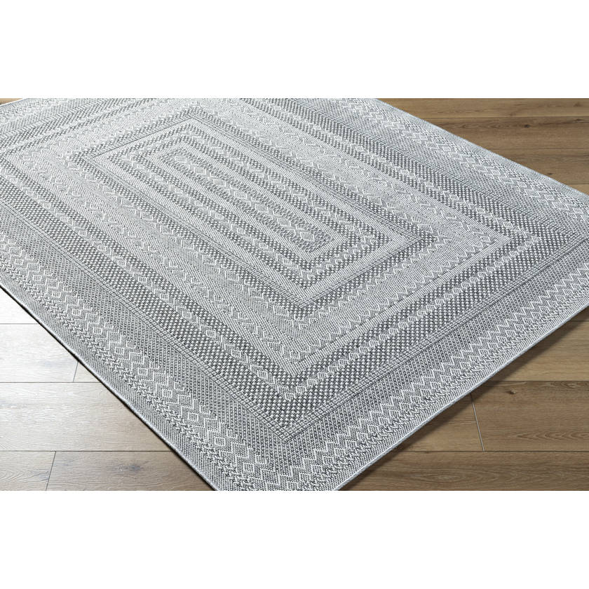 Vangie Cottage Medium Gray/White Area Rug
