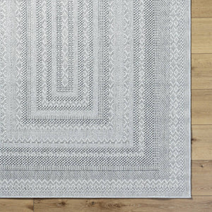 Vangie Cottage Medium Gray/White Area Rug