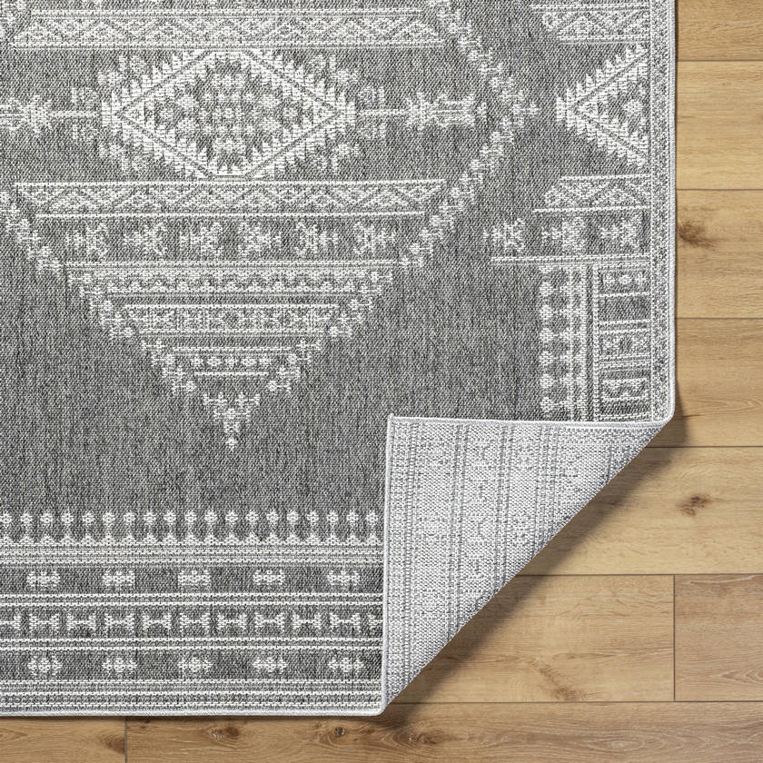 Leiha Cottage Medium Gray Area Rug