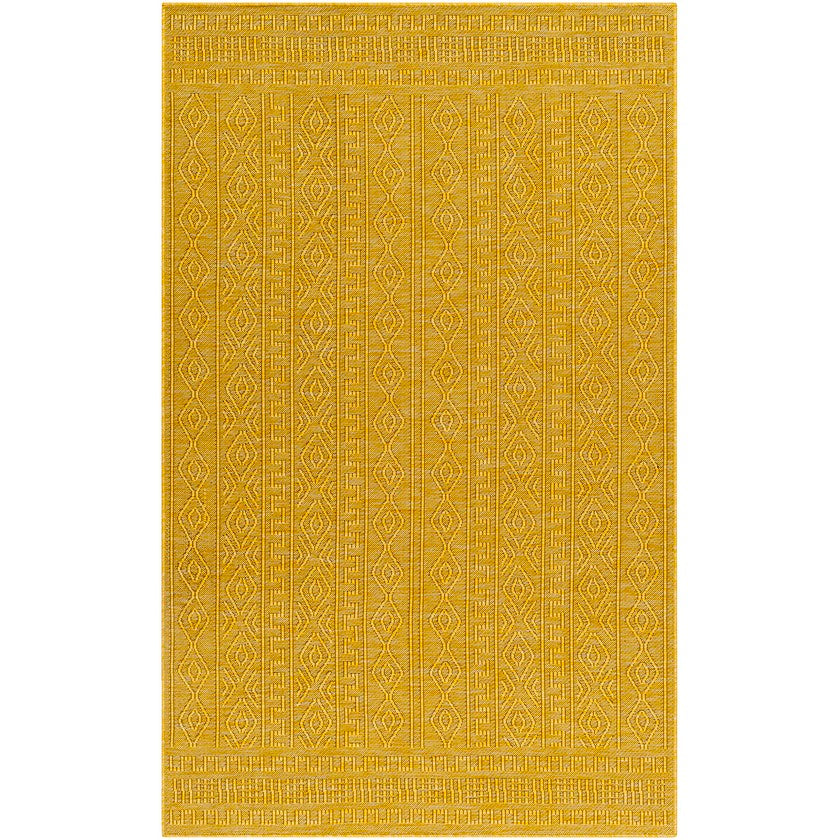 Benjaman Bohemian Mustard Area Rug