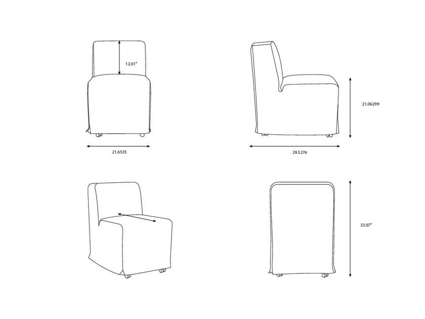 Vashon Light Beige Dining Chair
