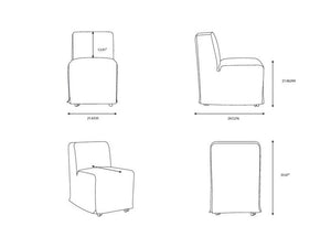 Vashon Light Beige Dining Chair