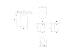 Brenden Rust End Table