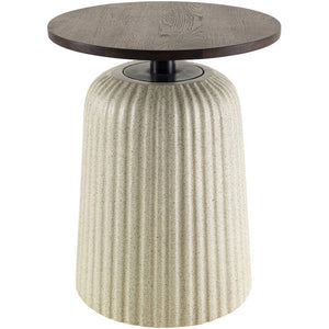 Sherise Dark Brown End Table