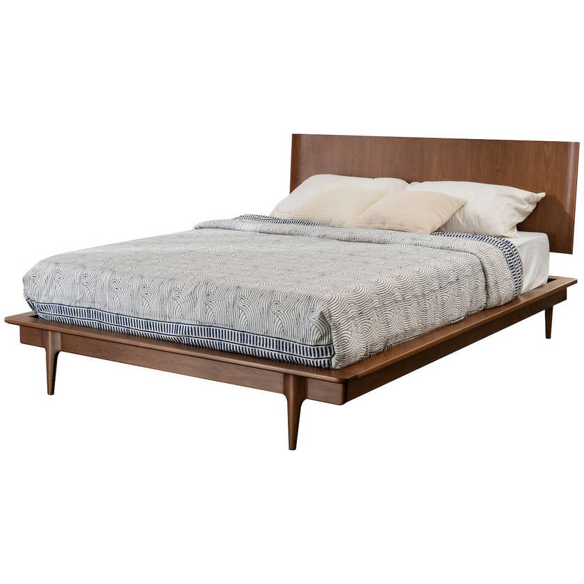 Raynell Brown Wood Bed