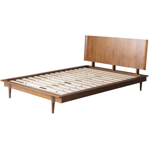Raynell Brown Wood Bed