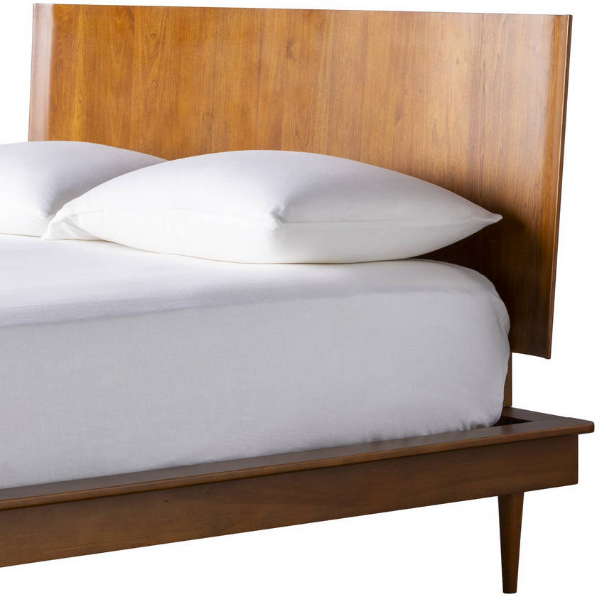 Raynell Brown Wood Bed