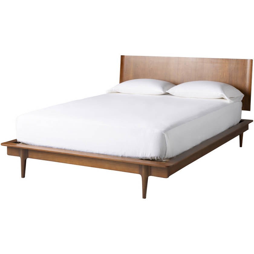 Raynell Brown Wood Bed