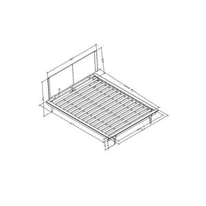 Raynell Brown Wood Bed