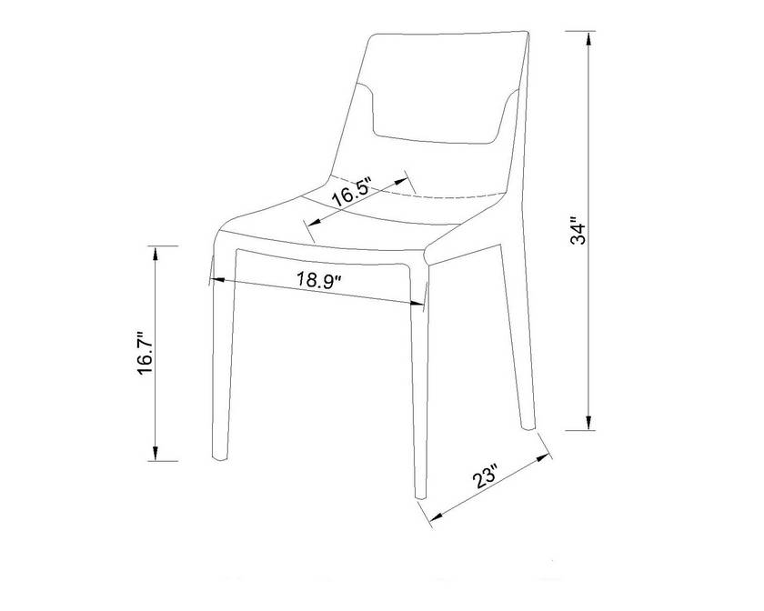 Felicha Light Brown Dining Chair