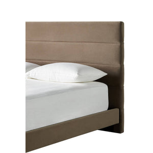 Kory Brown Upholstered Bed