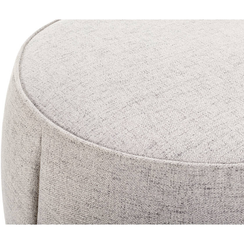 Shericka Light Gray Ottoman