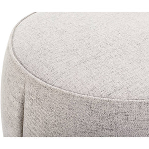 Shericka Light Gray Ottoman