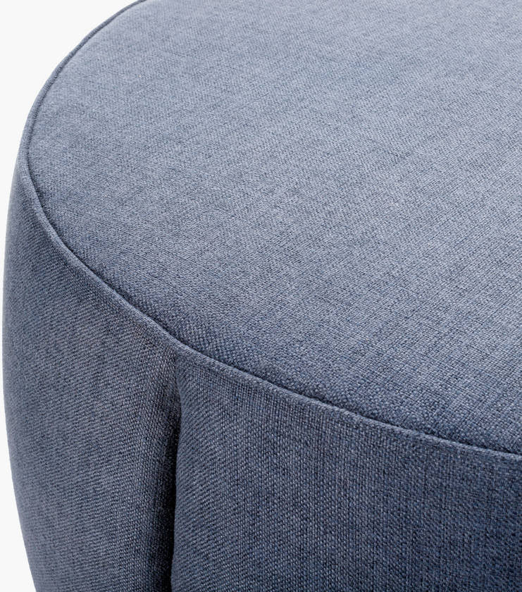 Chanae Medium Gray Ottoman
