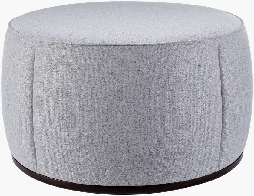 Chanae Light Gray Ottoman