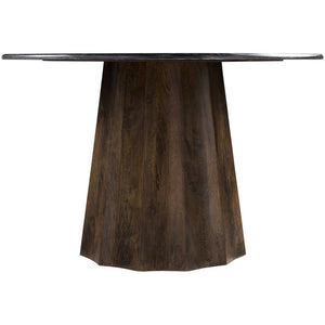 Hether Black/Dark Brown Dining Table