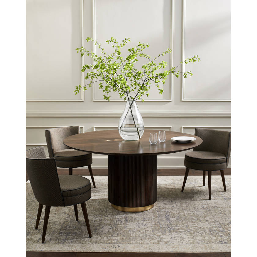 Allisa Dark Brown Dining Table