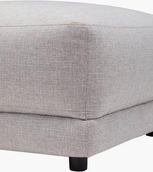 Daphanie Oatmeal Ottoman
