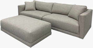 Daphanie Oatmeal Ottoman