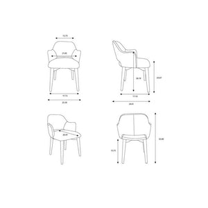 Lucette Seafoam Dining Chair