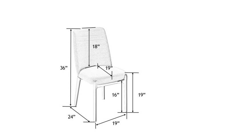 Chavon Light Gray Dining Chair