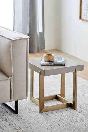 Destry Gray End Table