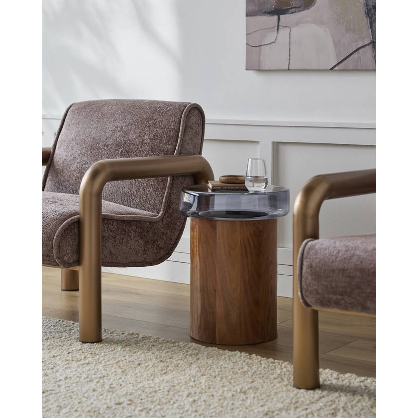 Clair Blue End Table