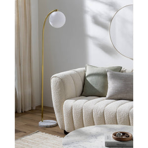 Azim Traditional Light Gray Floor Lamp