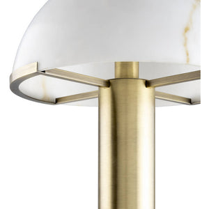 Jeoffrey Rustic Metallic - Brass Table Lamp