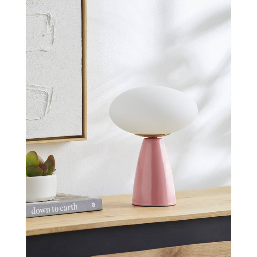 Prentis Modern Pink Table Lamp